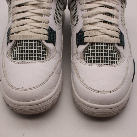 Nike Air Jordan 4 Retro Men's 10 Oxidized Green White Casual Sneakers FQ8138-103 - Picture 10 of 10
